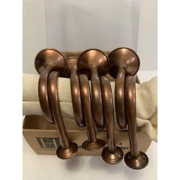 Bugle Trumpet Napkin Rings Hofburg Interiors Set of 4 - Picture 11 of 12